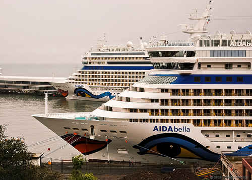 AIDA Kreuzfahrten y su concepto de crucero 0 emisiones en Puerto