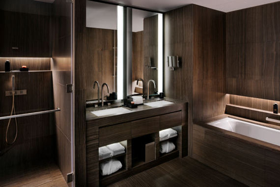 Hotel Armani - Dubai, Emiratos rabes Unidos - Hotel de 5 estrellas de lujo- vista lavabo suite