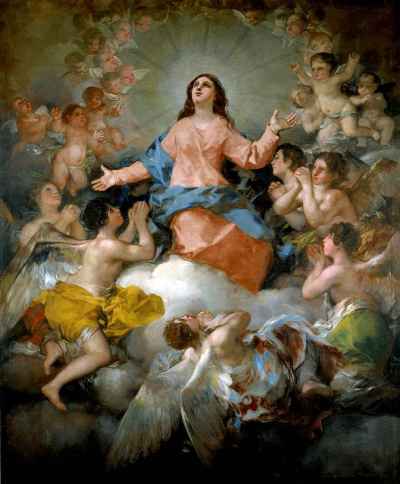La Asuncin de la Virgen de Goya cumple 200 aos en Chinchn