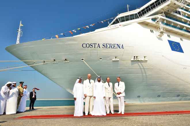 El Costa Serena inaugura la nueva Terminal de Cruceros de Dubi