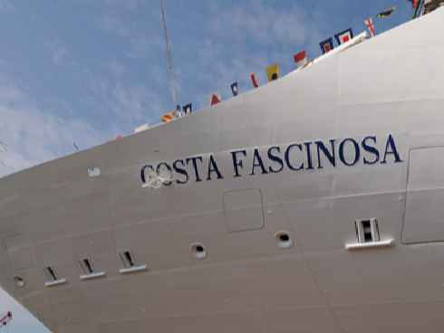 El crucero Costa Fascinosa ser bautizado el 6 de Mayo de 2012 en Savona