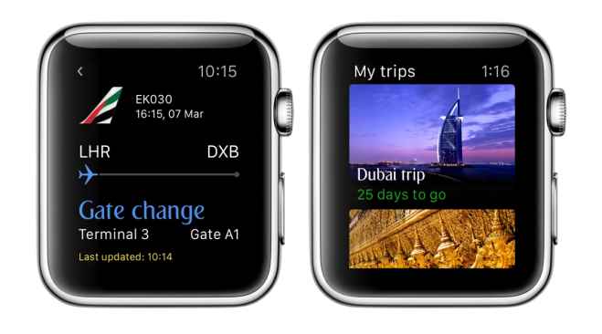 Emirates está lista para estrenar su app para Apple Watch