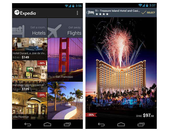 Expedia presenta su app mvil renovada para Android y iPhone
