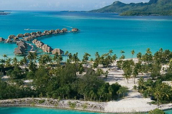 Four Seasons Resort Bora Bora, Polinesia Francesa - Resort de 5 estrellas de lujo- Vista desde la montaa