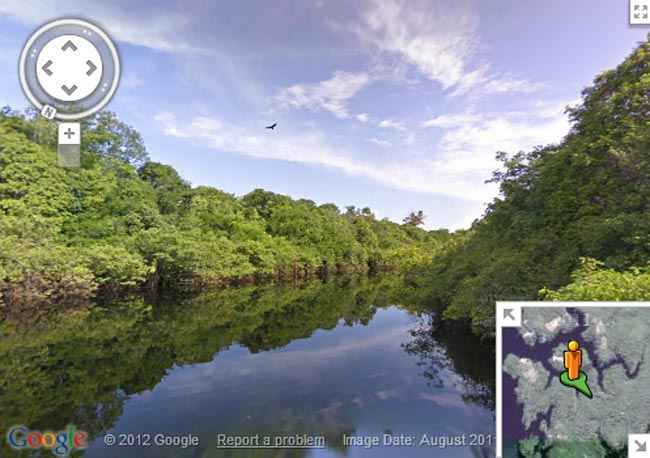 Vacaciones virtuales en Google Street View por la selva amazónica y Tailandia