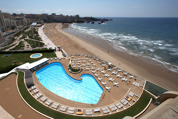Hotel du Palais - Biarritz, Francia - 5 Estrellas de Lujo Resort & Spa - vistas aereas