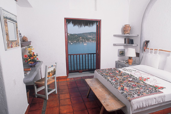La Casa Que Canta, Zihuatanejo Resort de Lujo Mxico - dormitorio