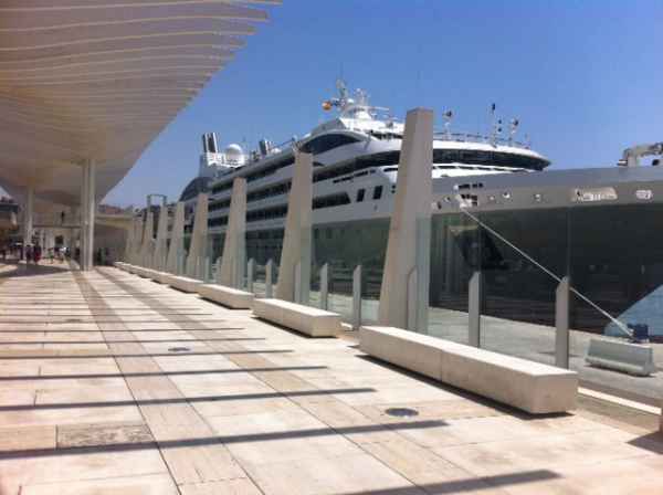 El crucero de lujo Le Solal visit el Puerto de Mlaga