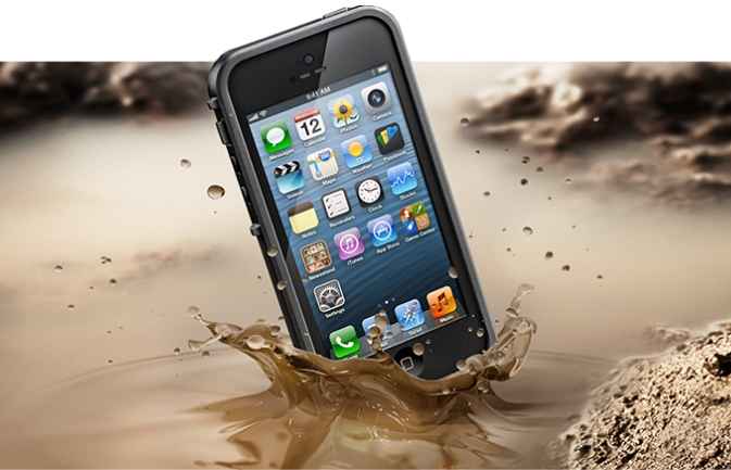 iPhone 5s y las carcasas impermeables LifeProof con ID Touch