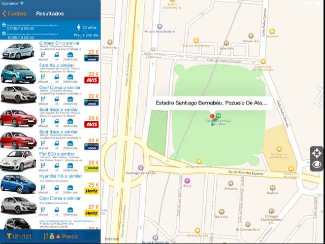 Logitravel presenta la geolocalizacin en alquiler de coches con iOS