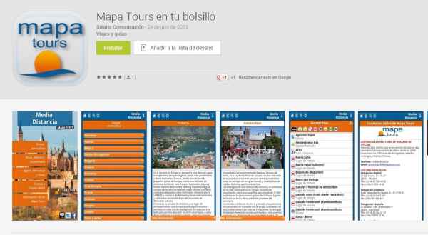 Mapa Tours lanza su app en Google Play y Apple Store