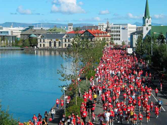 La Maratón en Reykjavik, la cita del running en Islandia