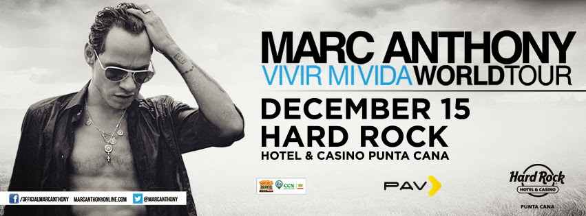 Marc Anthony trae su World Tour al Hard Rock Hotel Punta Cana