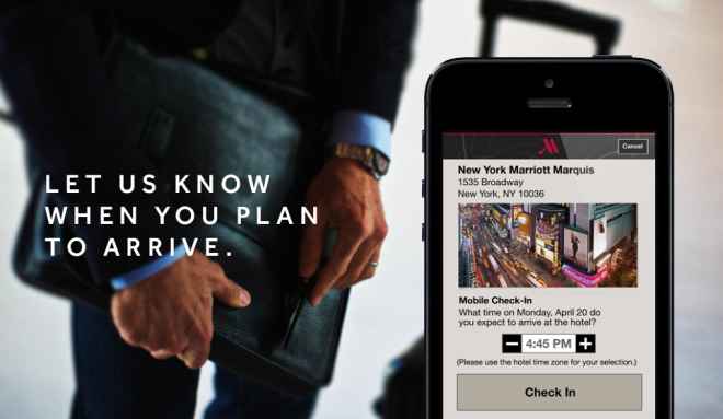 Marriott Hotels actualiza su App Mobile Checkout