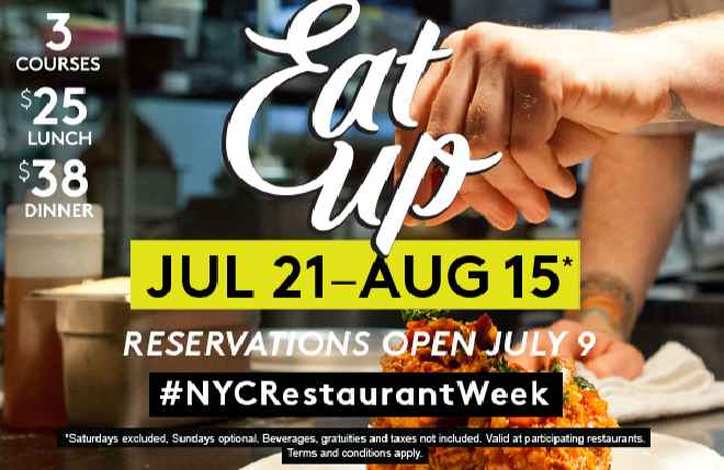 Las reservas para la NYC Restaurant Week ya estn en marcha