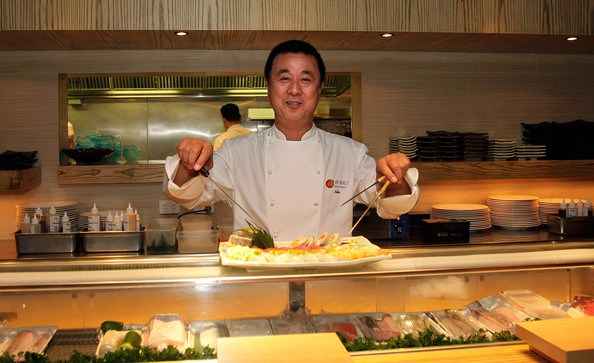 Chef Nobu Matsuhisa a bordo de los cruceros del vino Crystal 2013