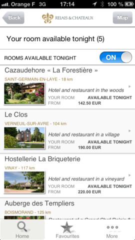 La colección Relais & Châteaux ya disponible para iPad/iPhone
