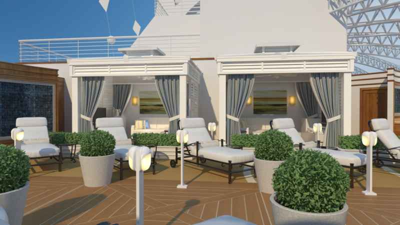 Princess Cruises desvela su zona de adultos en su nuevo crucero