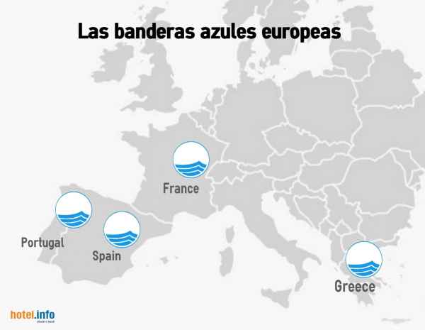 Espaa lidera la clasificacin europea de banderas azules