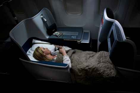 Delta Airlines ofrece asientos-cama en los vuelos de Delta desde Madrid