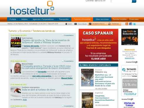 Tourism & Law y Hosteltur crean un nuevo sitio web para los afectados de Spanair