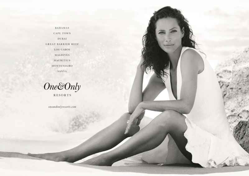 La supermodelo Christy Turlington nueva imagen de One & Only Resorts