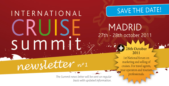 Madrid celebrar la International Cruise Summit - El primero foro de la industria de cruceros