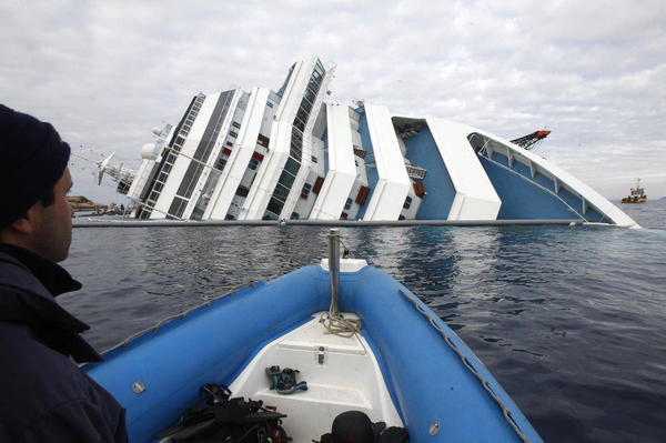 Reservas de cruceros caen tras el  naufragio del Costa Concordia